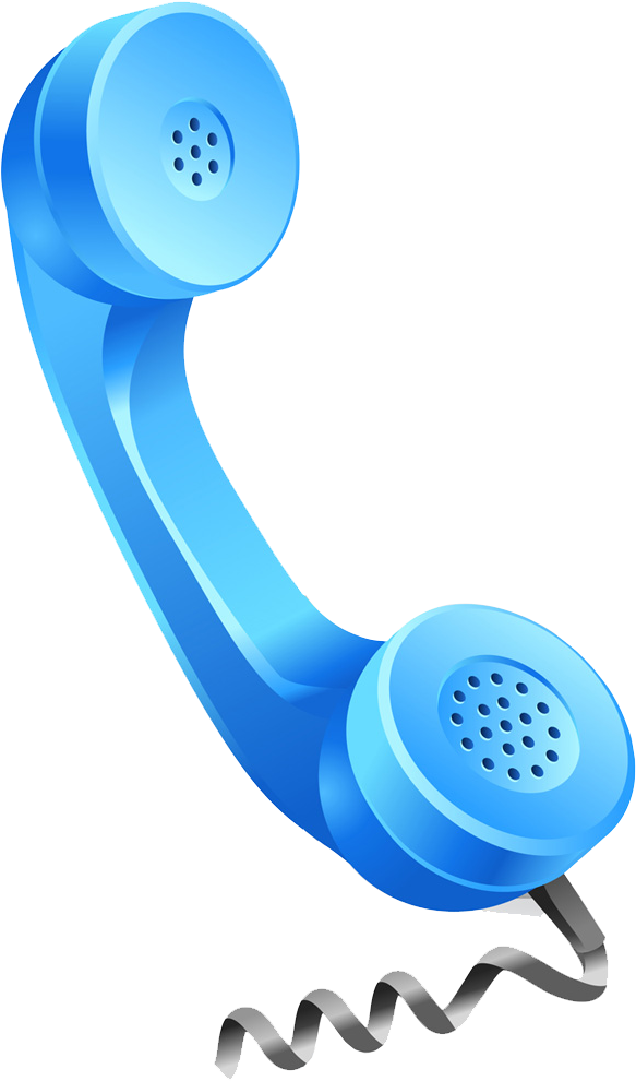Blue Phone Icon Png - Contact Us Icon (582x1016), Png Download