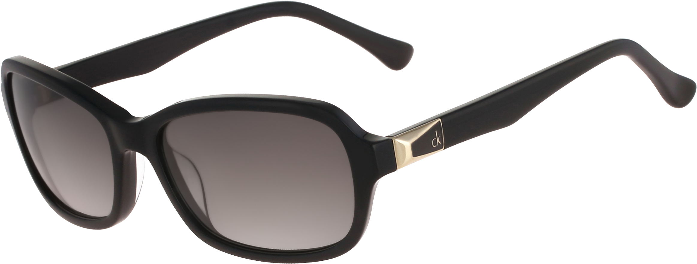 Calvin Klein 4290 Black - Calvin Klein Platinum Ck4290s 001 Black Cat Eye Sunglasses (2500x1400), Png Download