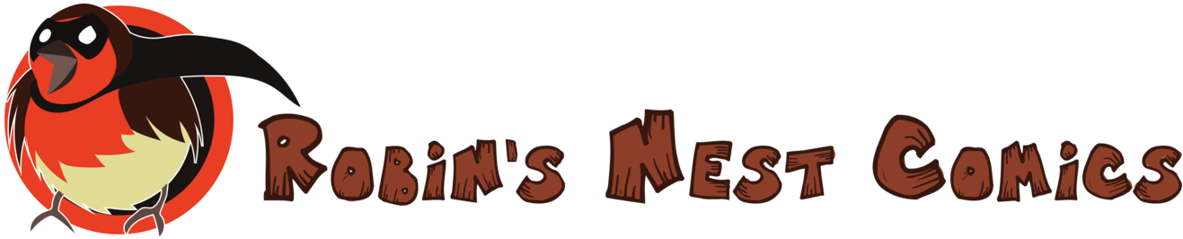 Robin's Nest Comics - Text (1340x283), Png Download