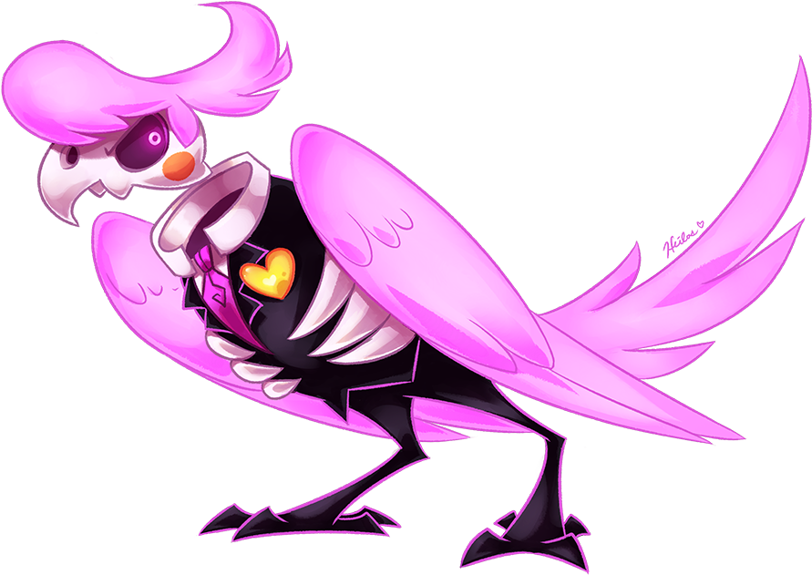 Bird Purple Pink Beak Vertebrate Violet Cartoon Wing - Lewis Mystery Skulls Meme (900x633), Png Download