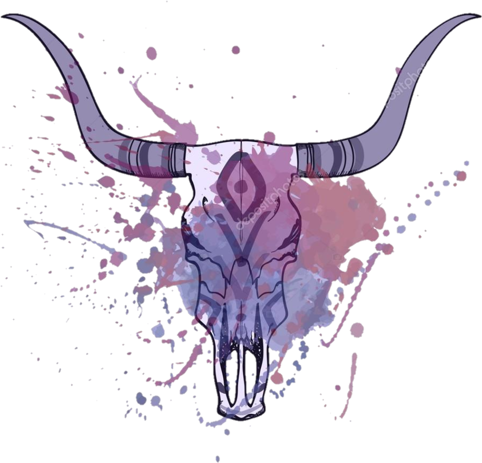 Satan Paint Tumblr Purple Sticker Orisitreal Png Cow - Purple Headdress Oval Ornament (1080x1014), Png Download