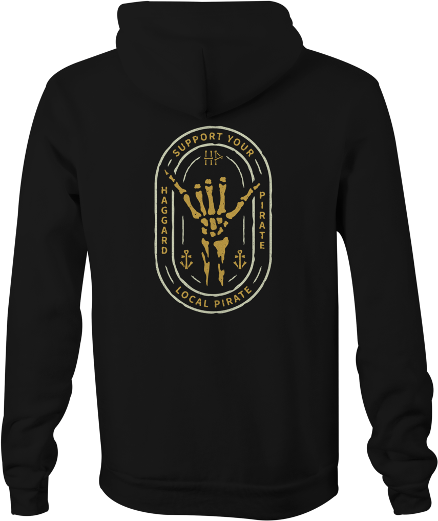 Shaka To Death - Salty Crew Rod And Gun Club Sweatshirt (862x1024), Png Download