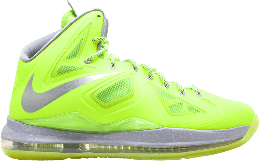 Lebron 10 'volt' - Lebron 10 Volt (849x529), Png Download