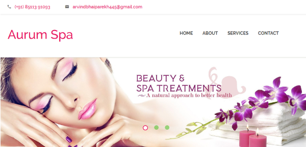 Beauty Spa In Ahmedabad - Ahmedabad (850x400), Png Download