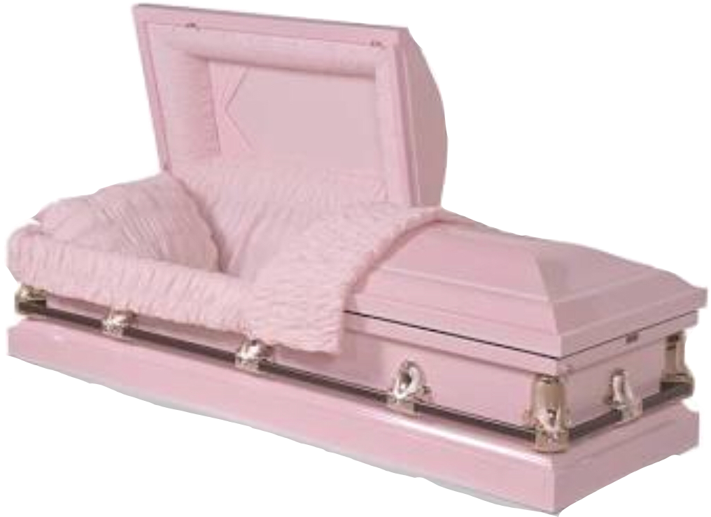 Download Transparent Coffin Gothic - Pink Casket PNG Image with No Backgrou...
