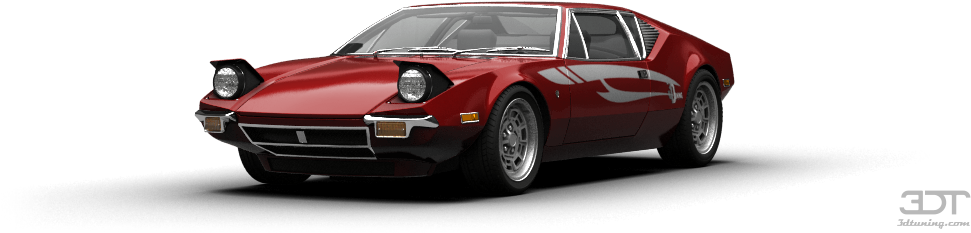 De Tomaso Pantera Coupe 1971 Tuning - De Tomaso Pantera (1004x373), Png Download