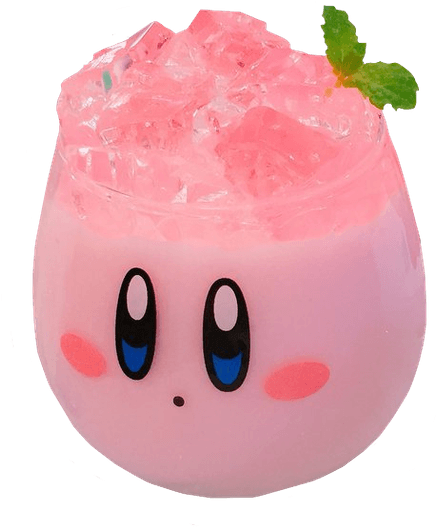 Kirby Drink - Cocktail (585x700), Png Download