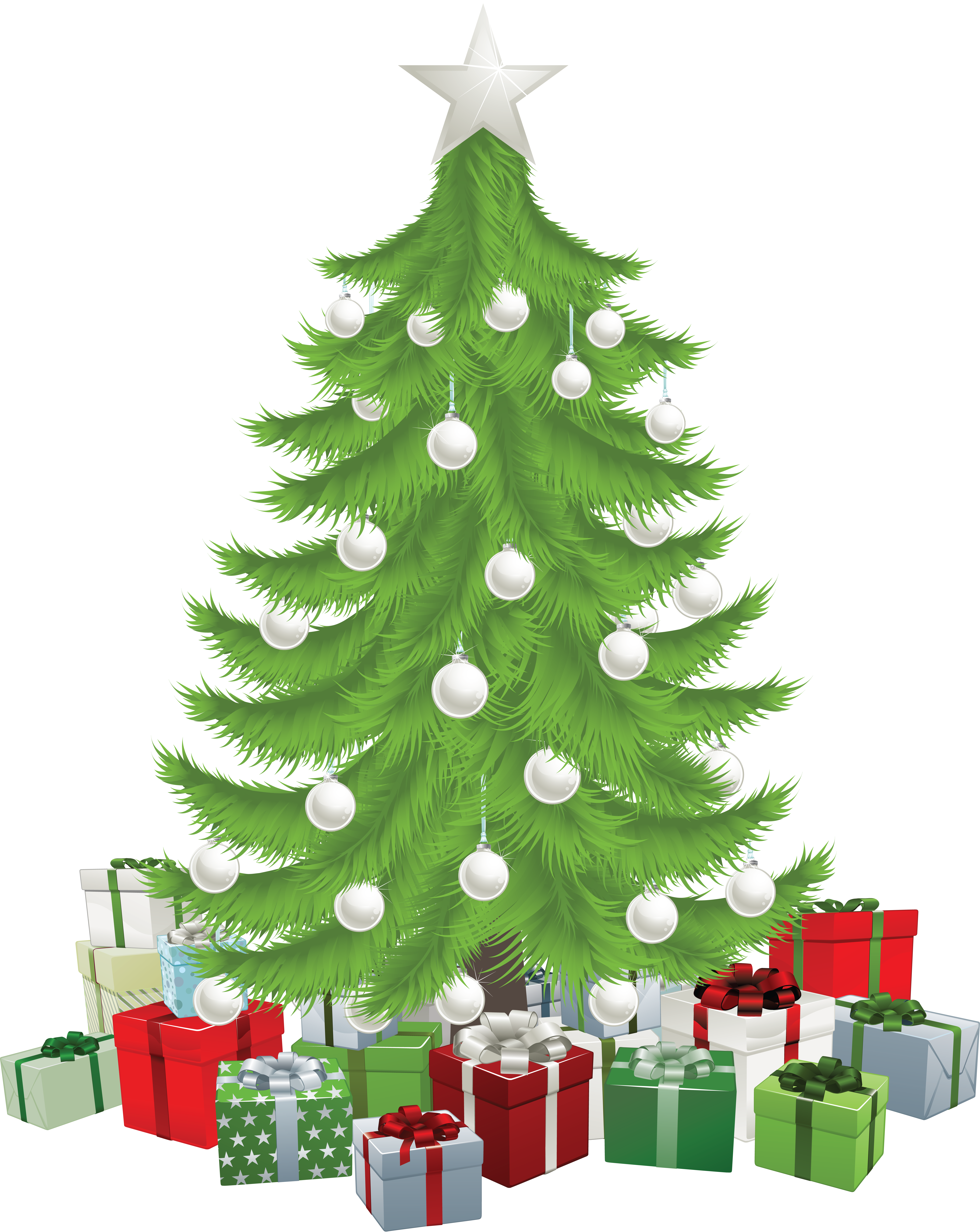 Transparent Christmas Tree (5602x7046), Png Download