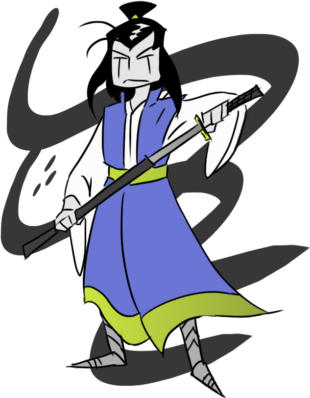 Japan Cartoon Style - Daimyo Png (648x936), Png Download