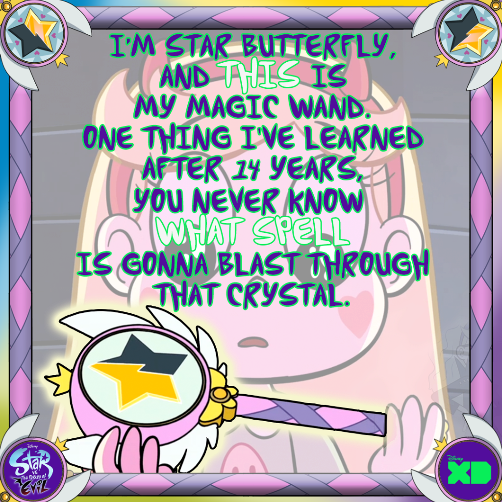 I'm Star Butterfly, And Thls I My Magic Wand One Thing - Male Star Butterfly's Wand (1024x1024), Png Download