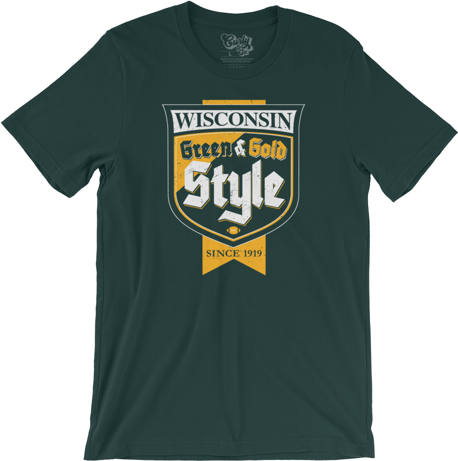 Green Bay Packers Green Gold Style Shirt Png Packers - D Generation X Logo 2018 (1000x1000), Png Download