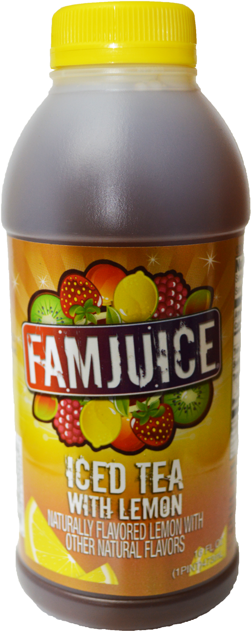 Iced Tea - Famjuice (1000x1504), Png Download