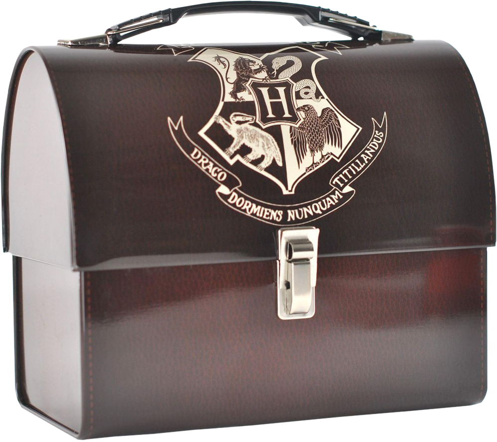 Hogwarts Crest Domed Tin Tote Lunchbox - Lunchbox Harry Potter (998x888), Png Download