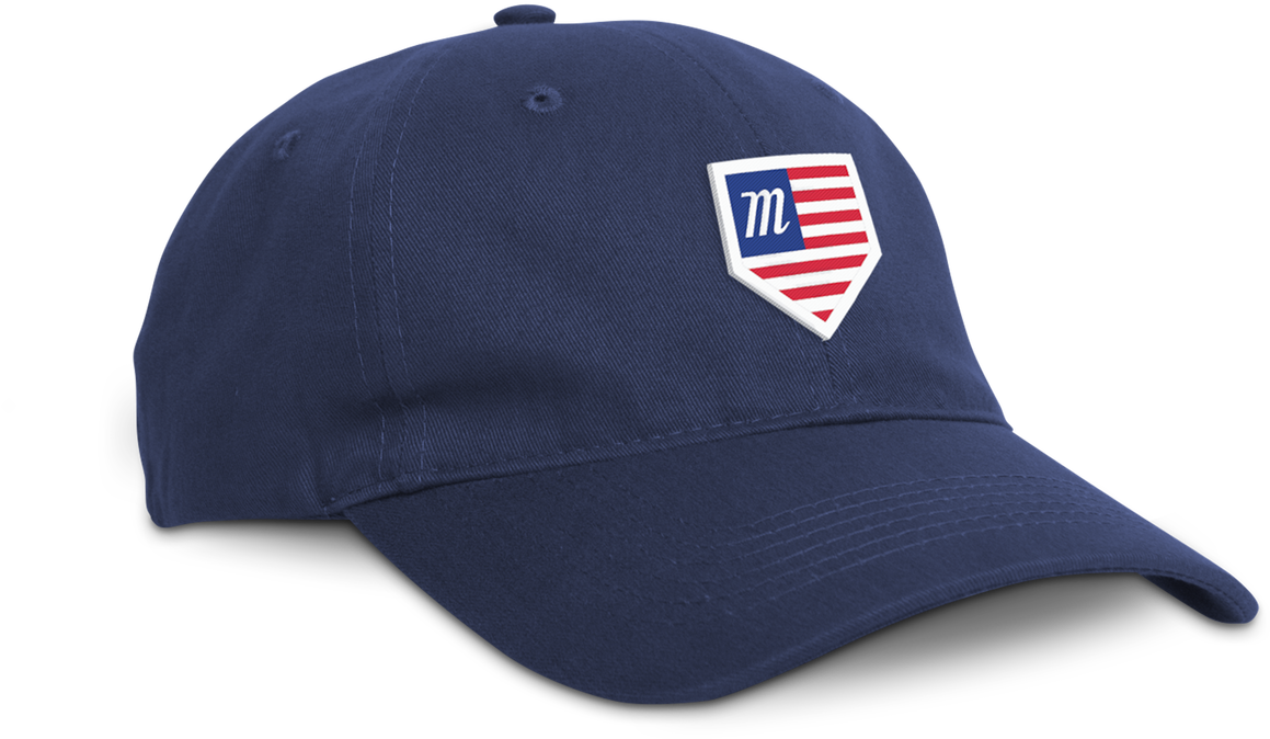 Usa Home Plate Relaxed Fit Hat - Hat (1280x1280), Png Download