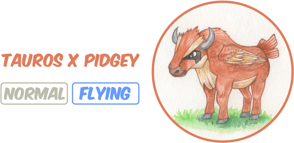 Tauros X Pidgey - Thesaurus (1003x530), Png Download