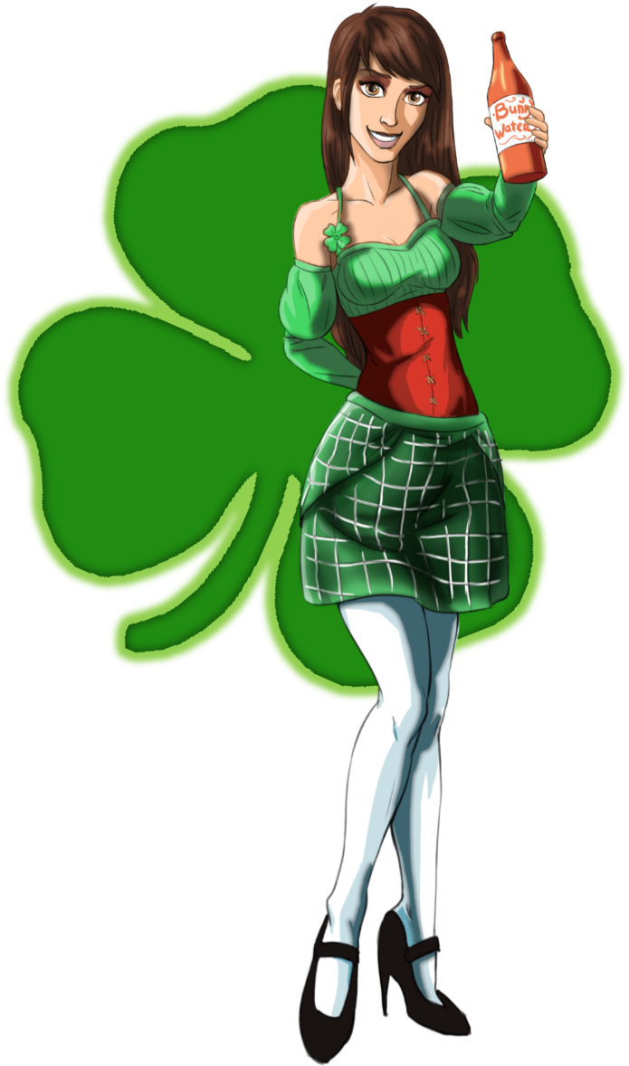 ~bunny Bunny St Patrick's Day - Png St Patricks Day (870x1203), Png Download