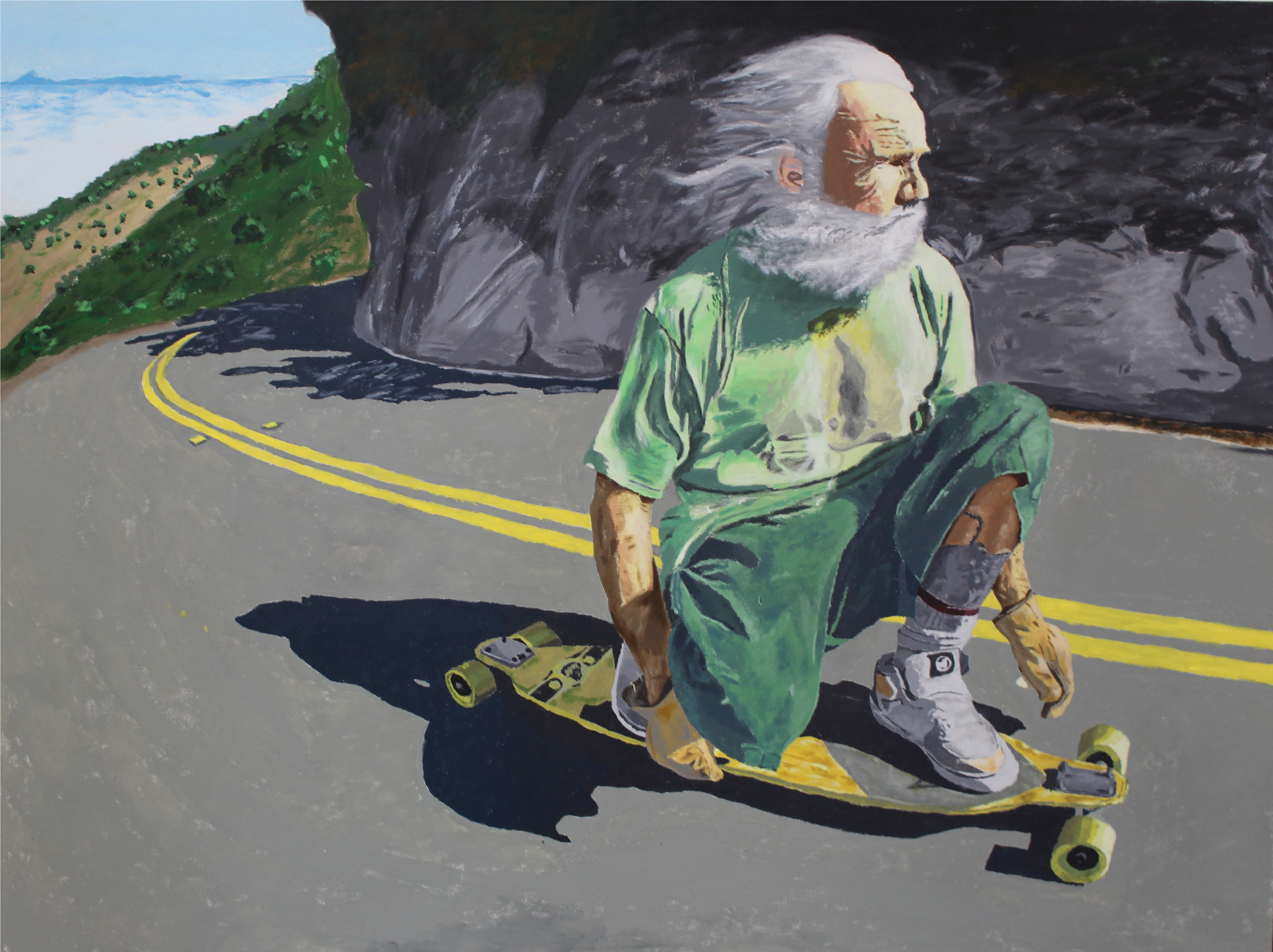 Til' I Die, Acrylic Paint On Wood Board, - Painting (5184x3456), Png Download