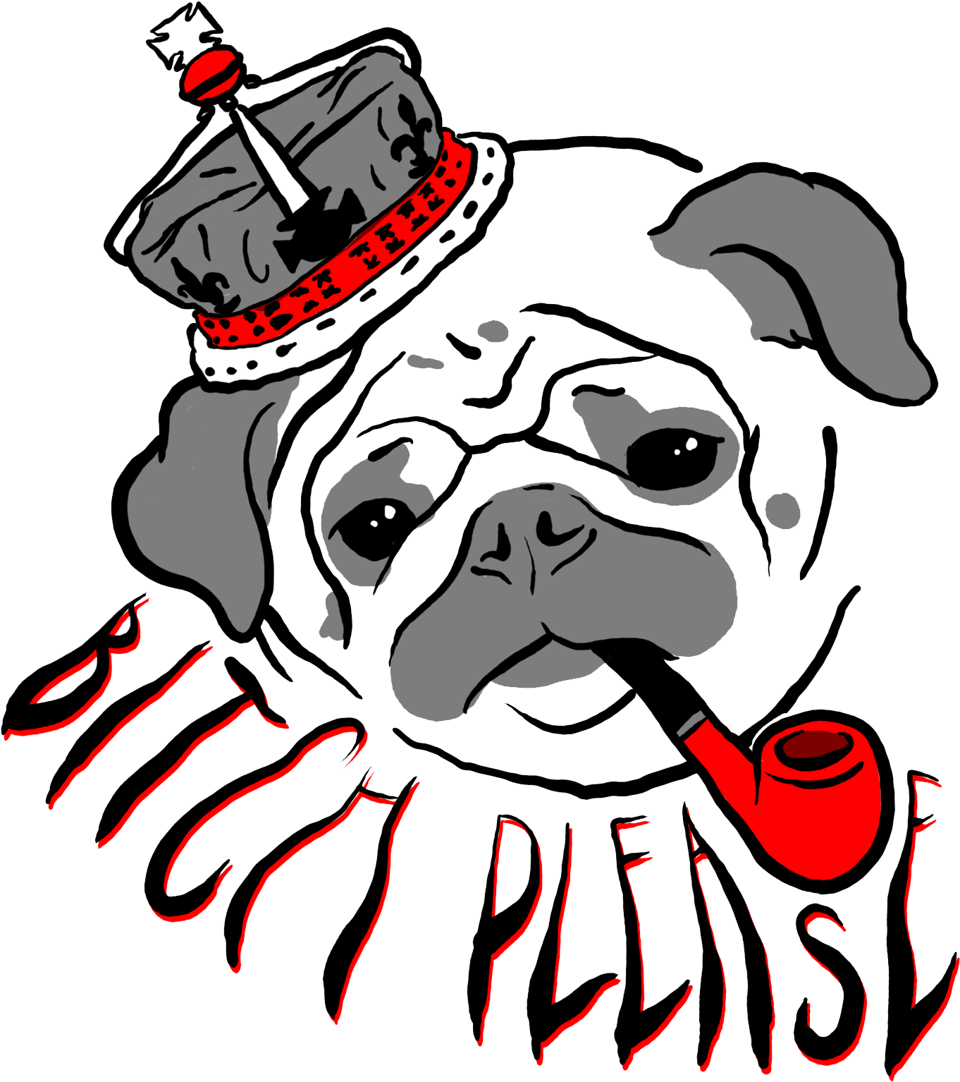 Pug Clipart Transparent Background - Pug Life Transparent Background (1544x1776), Png Download