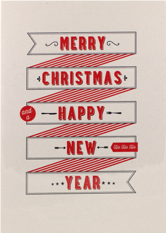 Velvet Olive Christmas Card - Label (736x460), Png Download