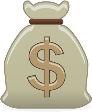 Money Bag Icon (400x400), Png Download
