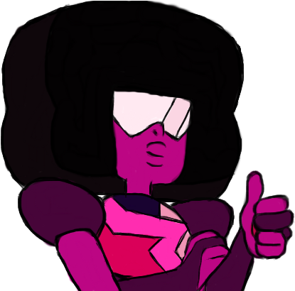 Garnet Thumbs Up By - Garnet Thumbs Up (664x409), Png Download