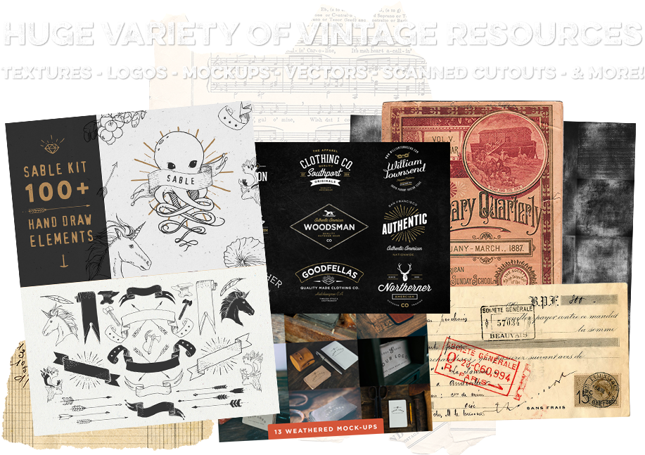 Vintage Design Bundle - Gorgeous Vintage Sunday School Primer Image Transferred (940x665), Png Download