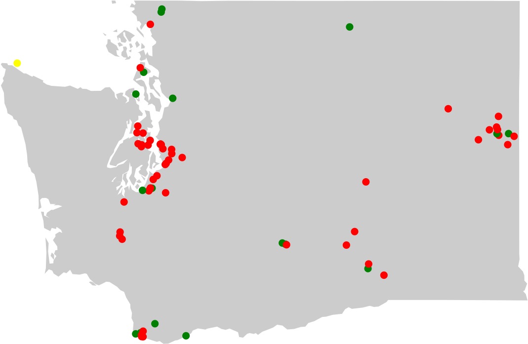 Superfund Sites In Washington Map (1200x795), Png Download
