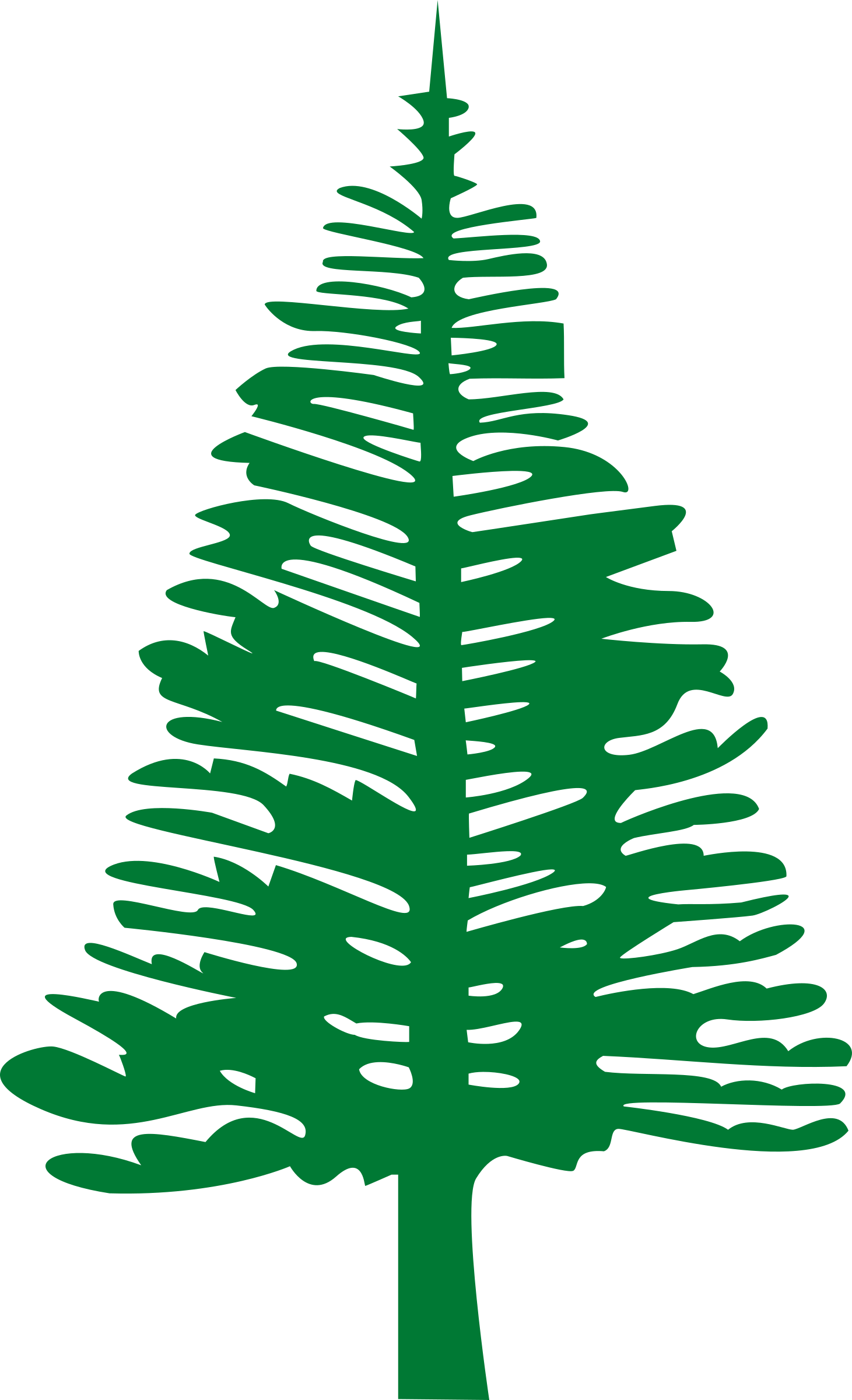Norfolk Island Pine Clip Transparent - Flag Islands Nationstates (1461x2400), Png Download