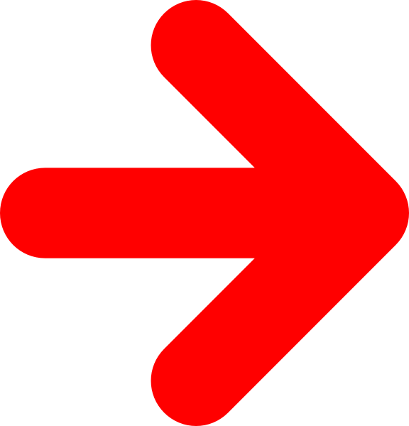 Red Right Arrow Clip Art - Red Right Arrow Png (576x600), Png Download