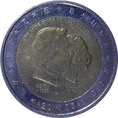 20120525012411 2 Euros Luxembourg - Vignette (419x420), Png Download