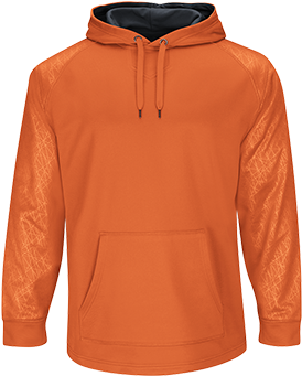 Majestic Orange/granite Home Plate Hooded Tech Fleece - Hoodie (560x340), Png Download
