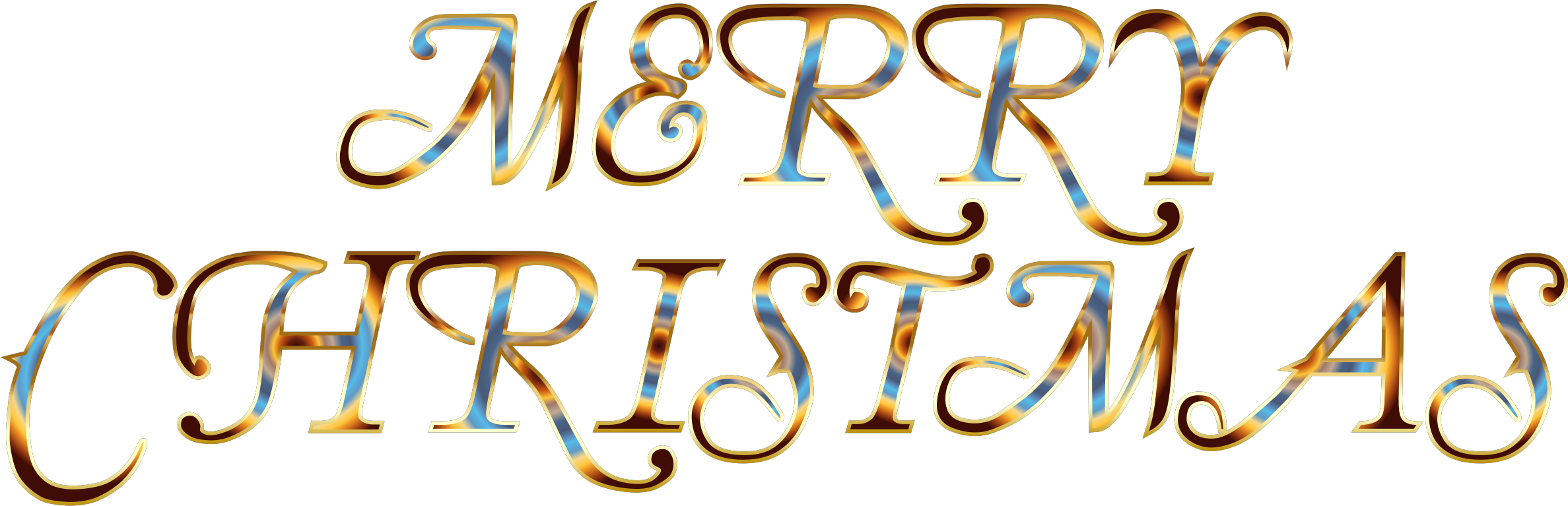 Merry Christmas Banner Stock - Portable Network Graphics (2375x767), Png Download