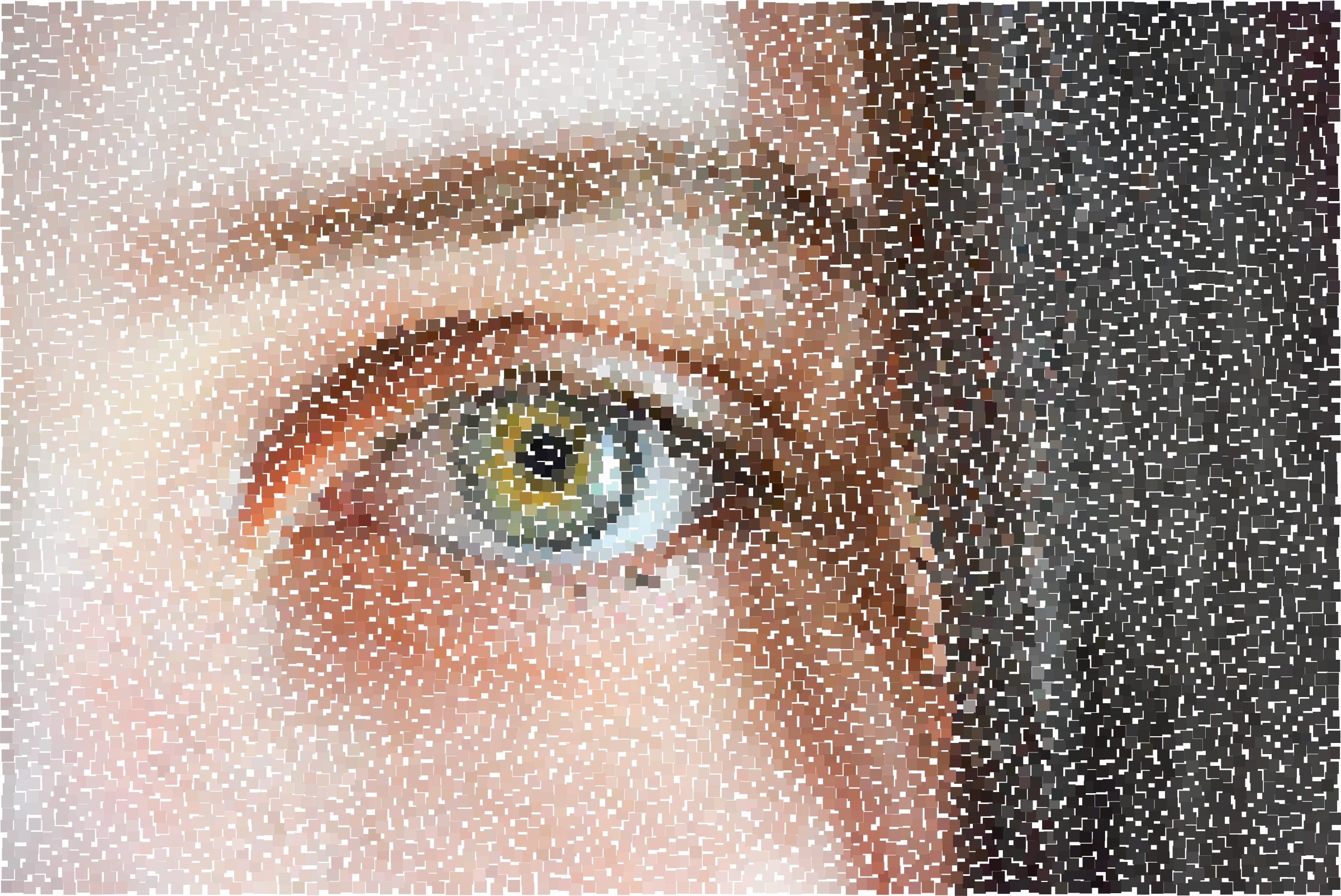 This Free Icons Png Design Of Female Face Jittered (2400x1604), Png Download