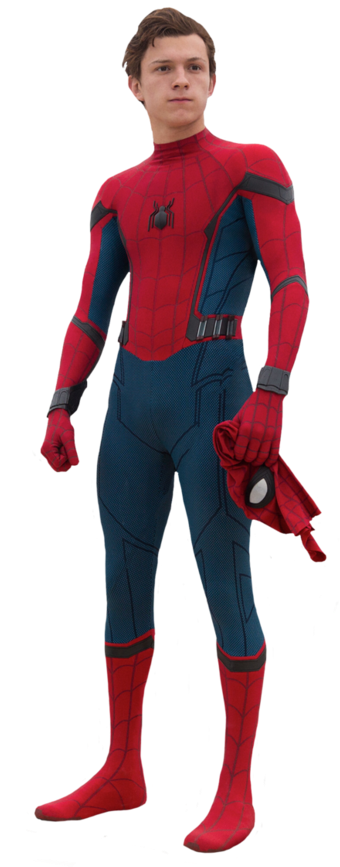 Spider-man Standing Png Download Image - Spiderman Tom Holland Full Body (791x1011), Png Download