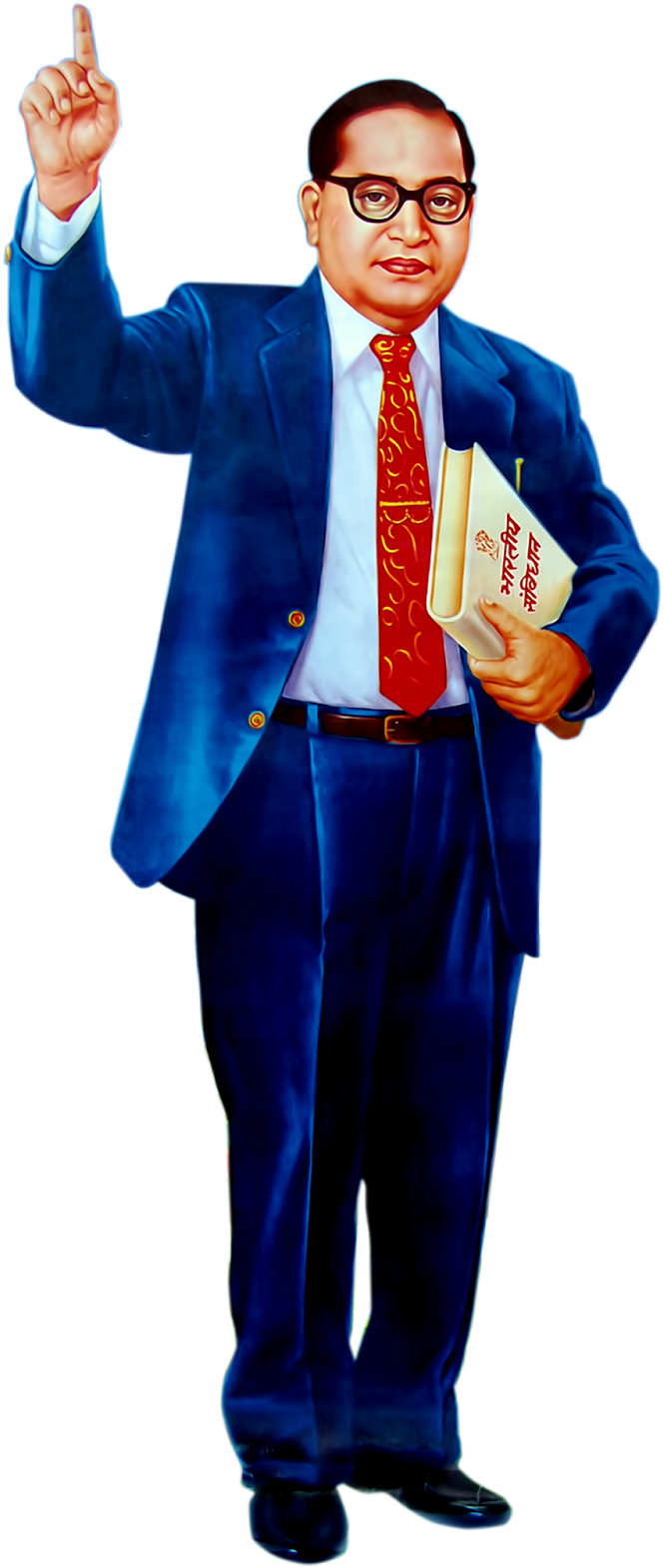 Br Ambedkar Standing Png Photo Image Pics Pictures - Dr Babasaheb Ambedkar Standing (816x1600), Png Download