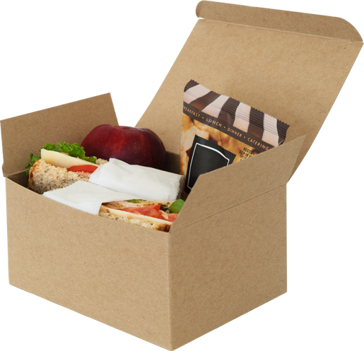 Contact Us To Order Your Packaging Today - Cardboard Lunch Box (515x497), Png Download