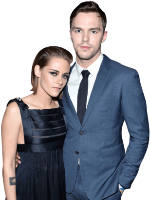 Kristen Stewart And Nicholas Hoult On Equals, Learning - Kristen Stewart Nicholas Hoult (330x412), Png Download