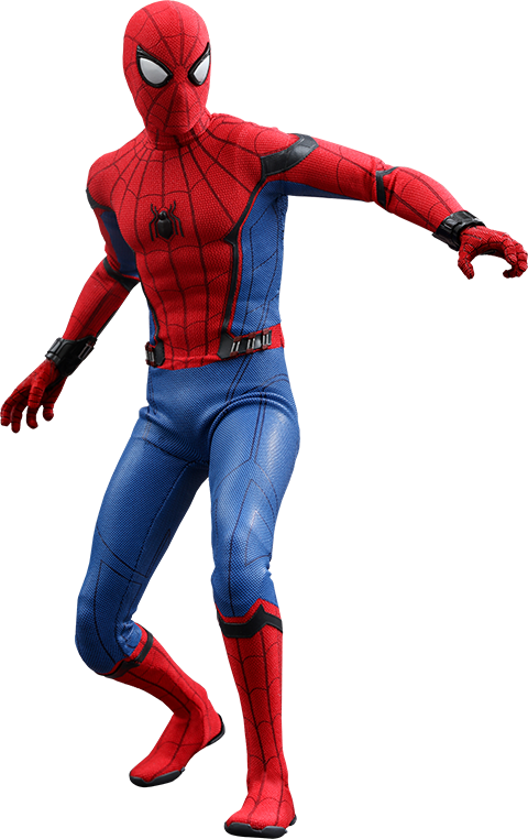 Spider-man Standing Png Image - Spiderman Homecoming Cut Out (480x762), Png Download