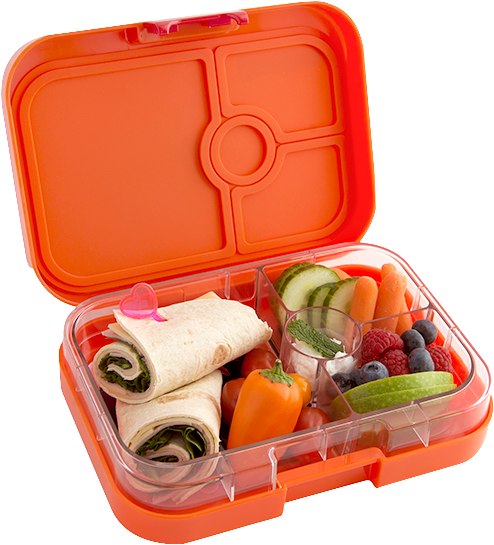 Drawing Yumbox Tapas Measurements - Orange Yumbox (600x600), Png Download