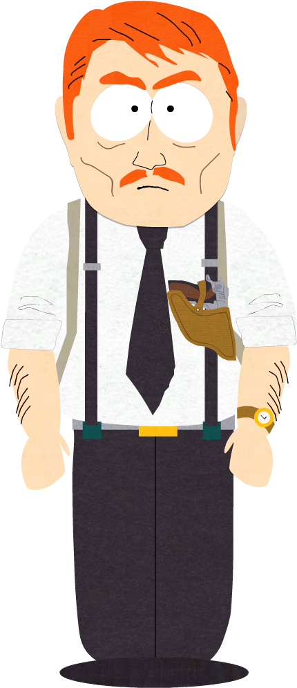 Harris Yates - Inspector South Park (442x993), Png Download