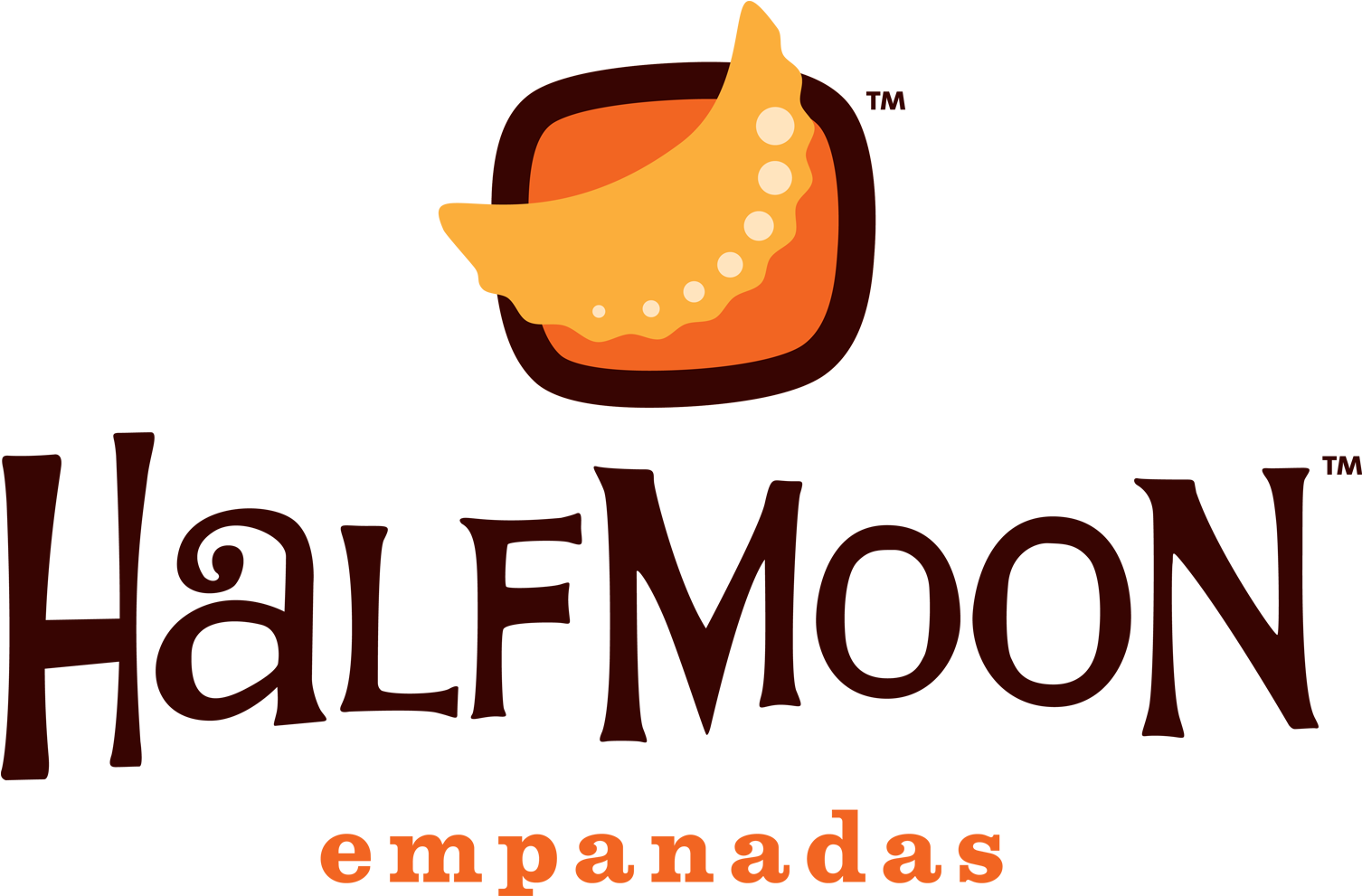 Half Moon Empanadas - Half Moon Empanadas Logo (1505x1123), Png Download