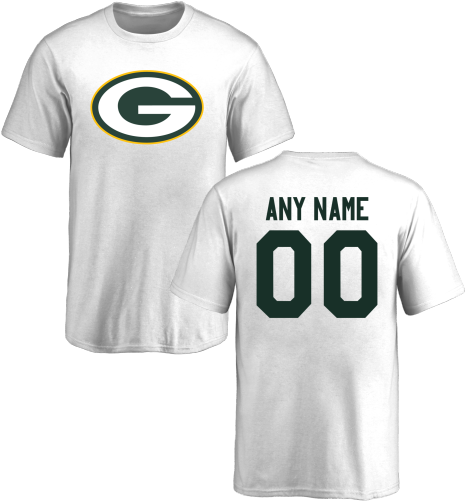 Youth Green Bay Packers Design Your Own Short Sleeve - Toronto Maple Leafs White T Shirt (500x500), Png Download