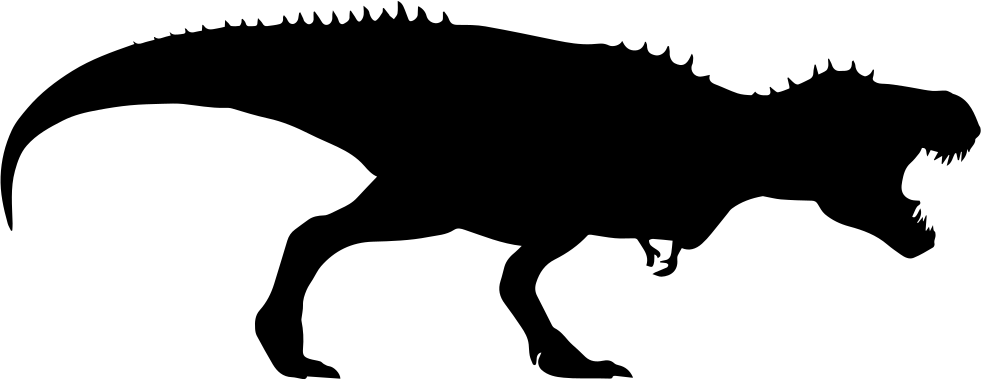 Download Download Tyrannosaurus Rex Dinosaur Silhouette T Rex Silhouette Svg Png Image With No Background Pngkey Com