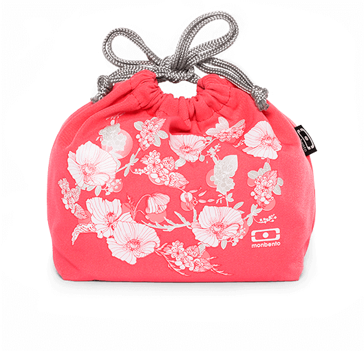 Monbento Lunch Bag For Bento, Floral (532x532), Png Download
