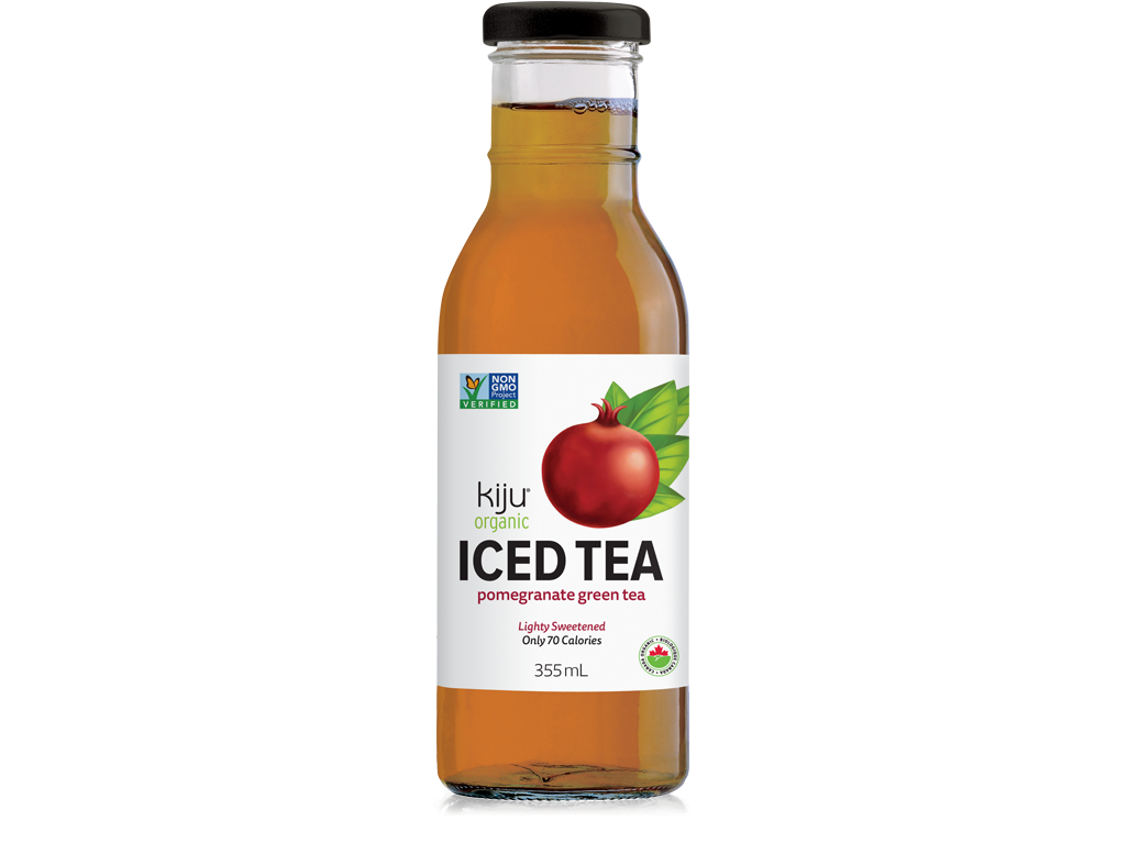 Organic Pomegranate Green Iced Tea - Pomegranate Green Iced Tea (1035x810), Png Download