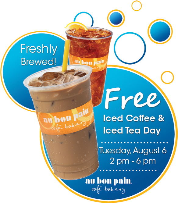 Free Iced Tea And Iced Coffee - Get Free Iced Tea (600x686), Png Download