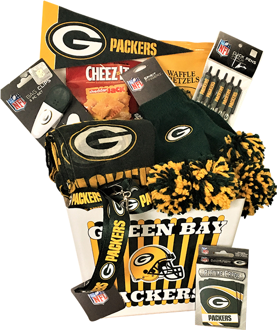 Green Bay Packers Basket - Green Bay (650x650), Png Download