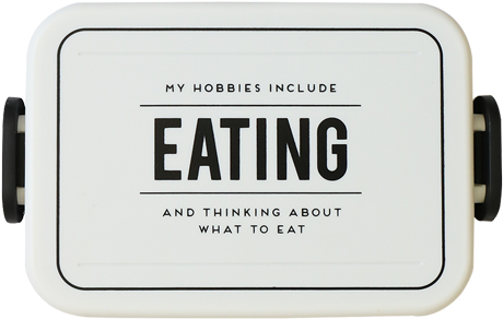 Alice Scott Lunch Box - Alice Scott Eating Lunch Box, Black/white (600x600), Png Download