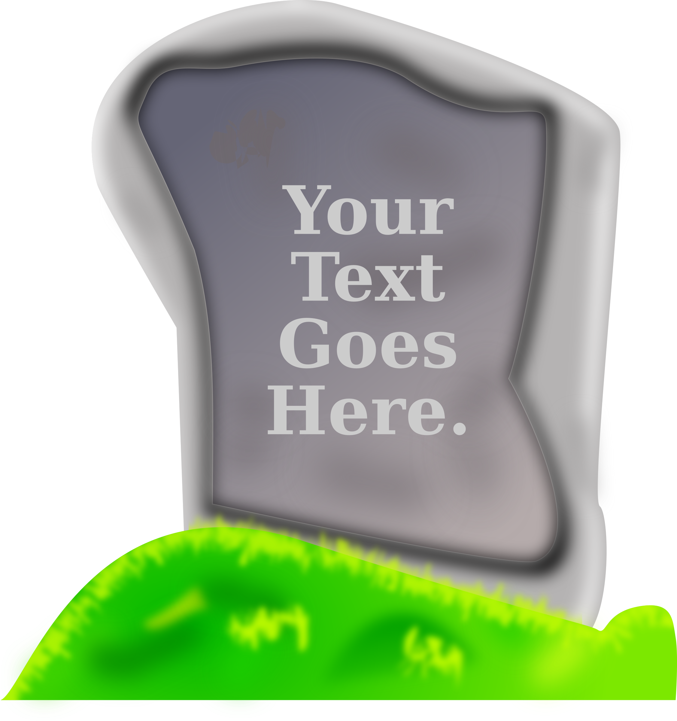 This Free Icons Png Design Of Empty Gravestone (2254x2400), Png Download