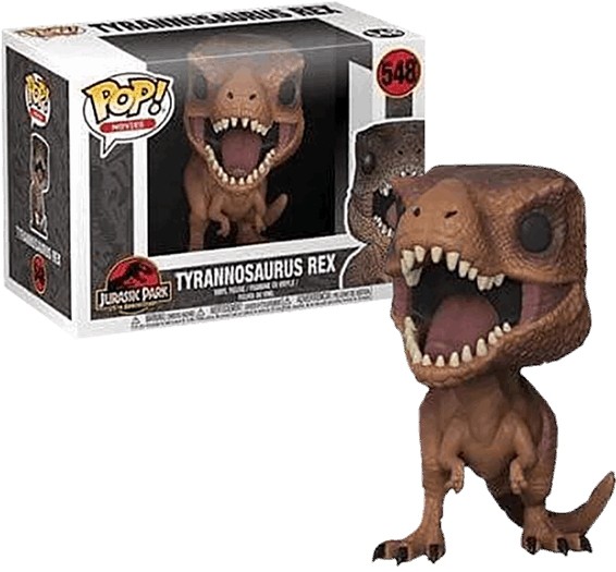 Tyrannosaurus Rex Pop Vinyl Figure - Funko Pop T Rex (448x412), Png Download